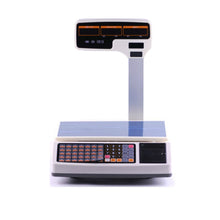 將圖片載入圖庫檢視器 weighing scale thermal receipt printing support multi-language digital cash register scale for POS System price computing scale
