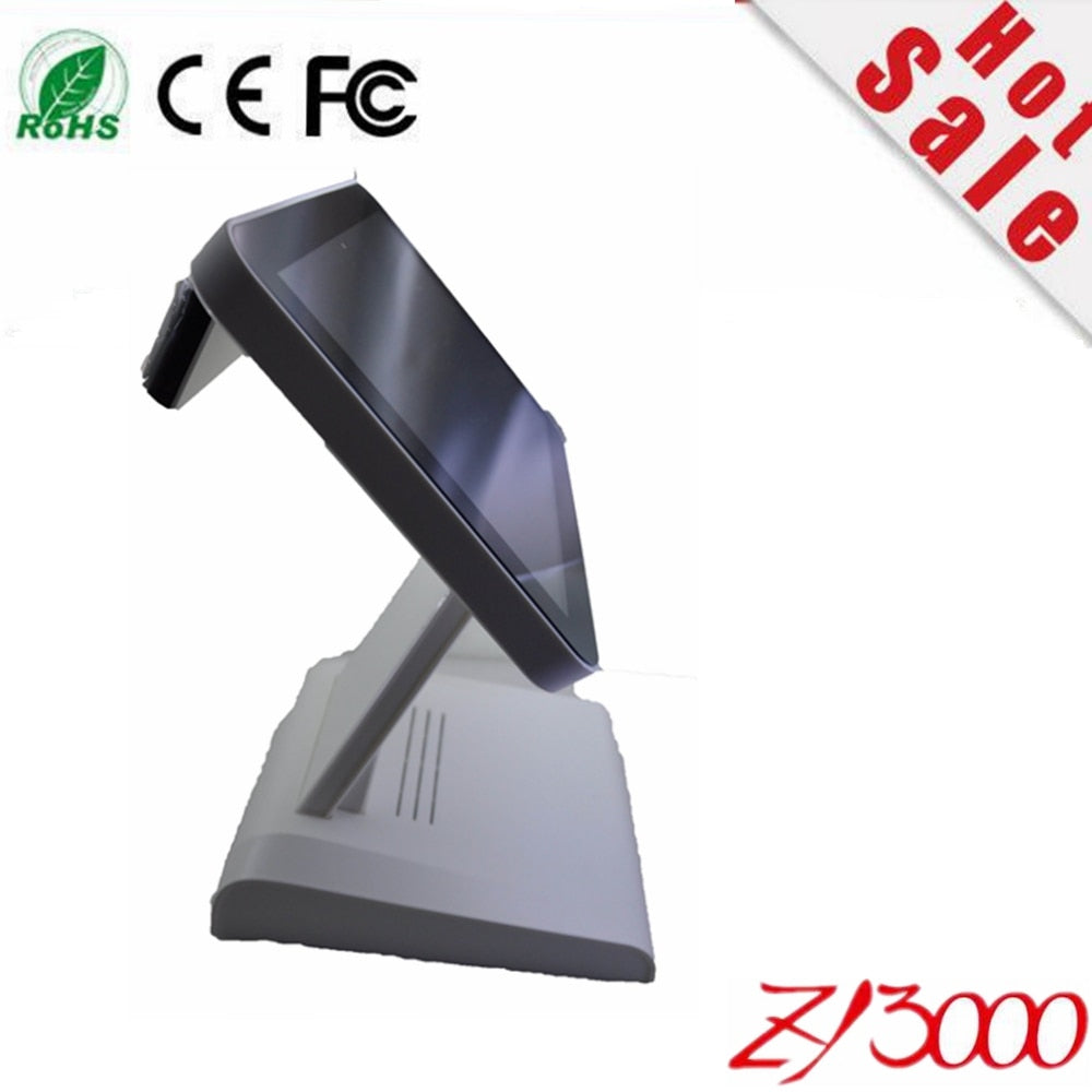 wholesale pos system 4 units/lot (I7) 12 inch 16:10 widescreen capacitive touch Screen all in one POS Terminal